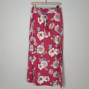 Roxy Island Evasion Floral Print Maxi Skirt